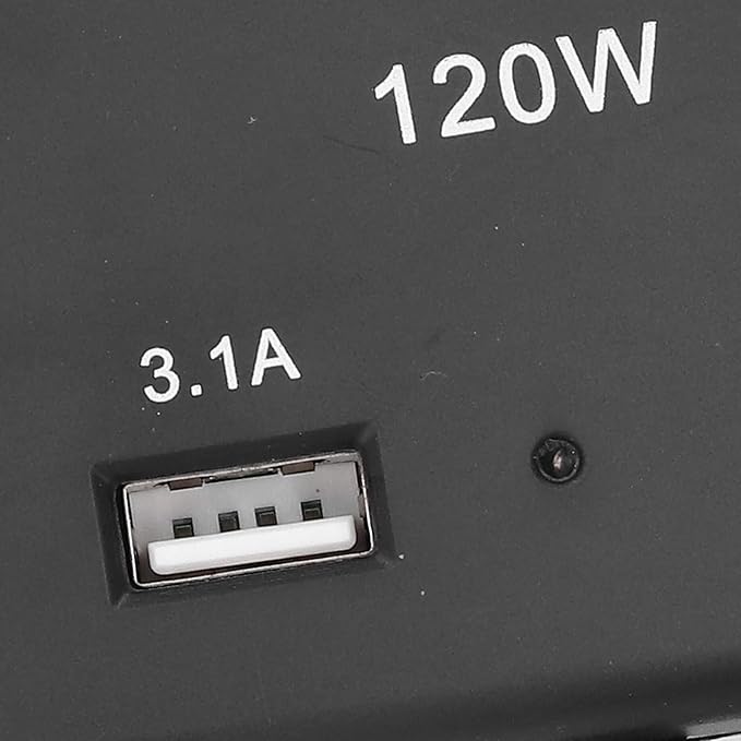 Tyenaza Cigarette Lighter Plug Splitter Adapter 1 to 3 3 Socket Multi Port Power Plug Car Charger TYPE C with USB 12V 24V 120W