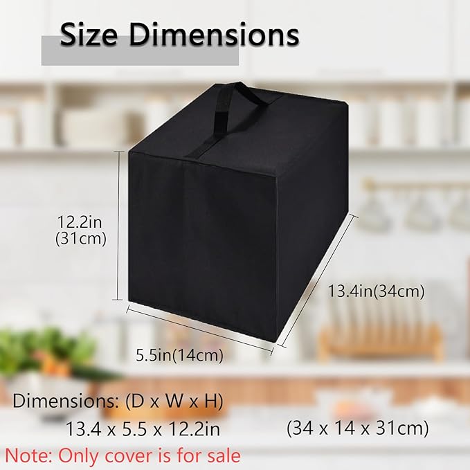 Dust Cover for Keurig Single Serve K-Cup Pod Coffee Maker Heavy Protective Coffee Machine Cover Compatible with Keurig K-Mini Single Serve K-Cup Pod 12oz Coffee Maker/K-Express K-Cup Pod Coffee Maker