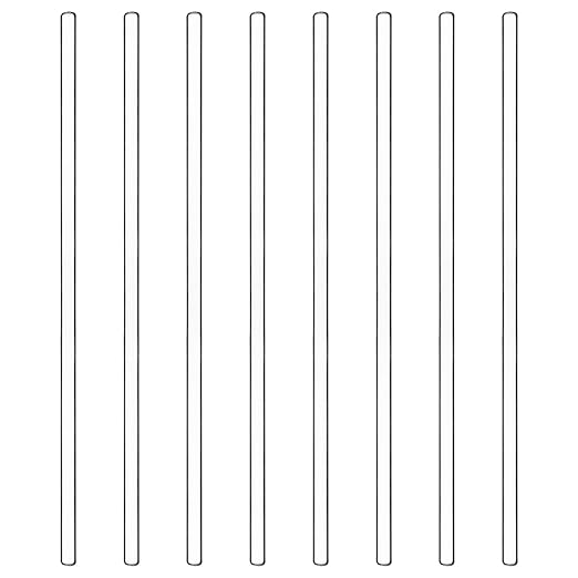 stonylab Glass Stirring Rods, 11.81 Inch Long Borosilicate Glass Rods Stirrers Sticks with Rounded Ends Solid Glass Stick for Lab Kitchen Science, 8-Pack