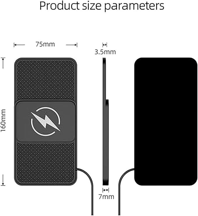 Wireless Car Charger Pad for Subaru Forester 2013-2016,20W Fast Wireless Phone Charger Cell Phone Cordless Charging mat,Non-Slip Phone Charging,30cm Cable Type-C