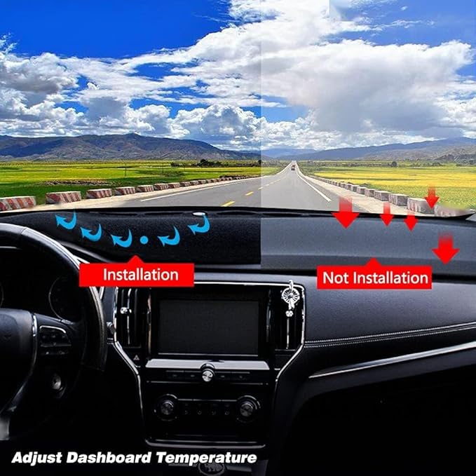 Dash Cover Custom Fit for 1997-2000 Chevy Chevrolet Silverado/GMC Sierra C1500 C2500 C3500 K1500 K2500 K3500, 1997-1999 GMC Yukon/Chevy Tahoe, Dashboard Cover Mat Pad(97-99 Brown)