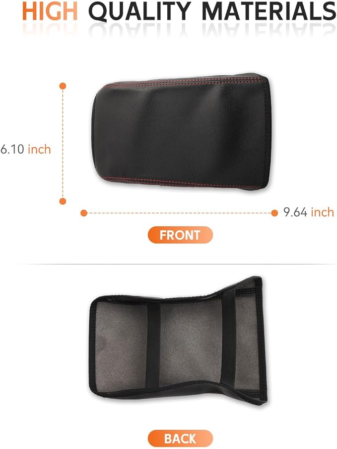 CDEFG for Subaru WRX 2024-2025 2026 Center Console Cover Armrest Box Cover for WRX (Premium, Limited, tS, GT) Accessories Console Arm Rest Protector Red Line-Only Fit 6 Speed Manual