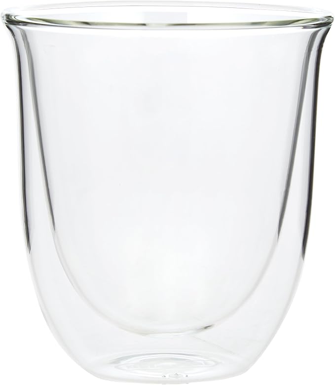 De'Longhi 5513214601 Cappuccino Glasses, 270 milliliters
