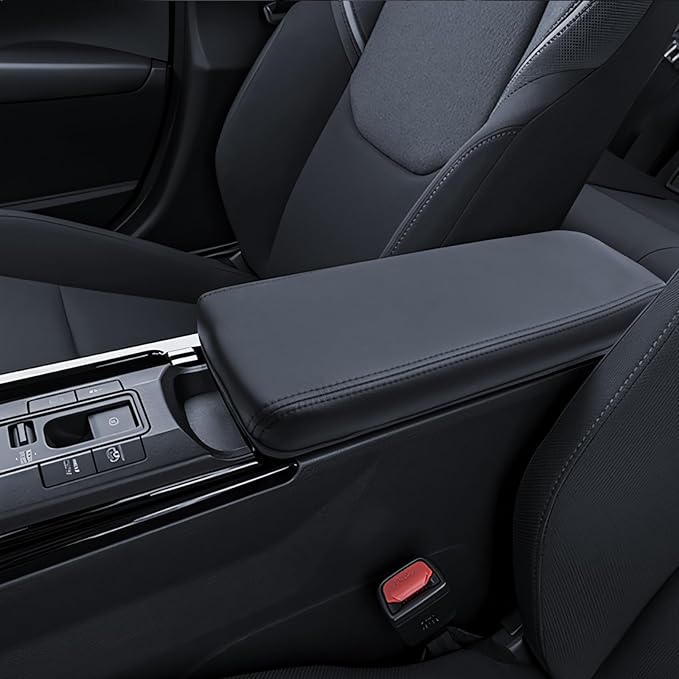 Armrest Cover for 2023 2024 2025 2026 Toyota Prius(LE/XLE/Limited/Nightshade Edition) Accessories Center Console Middle Lid Pad Protector for Car Elbow Rest