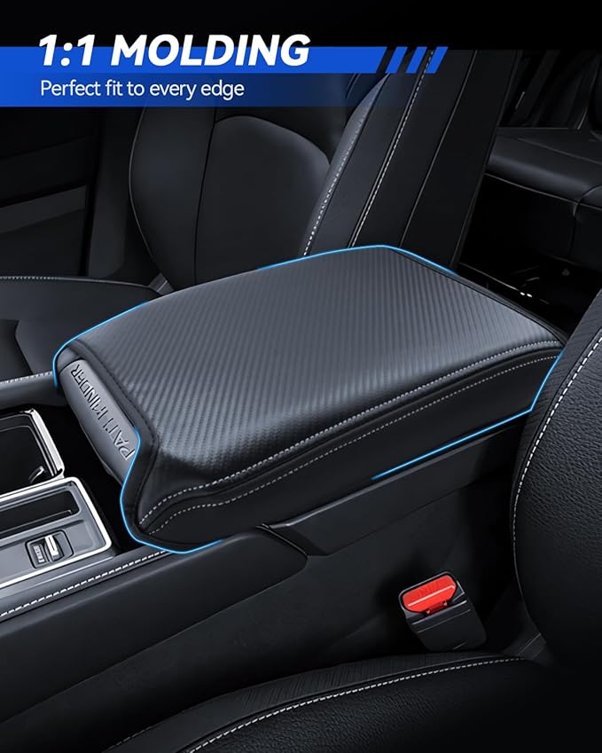 Armrest Cover for 2022 2023 2024 2025 Nissan Pathfinder(S/SV/SL/Rock Creek/Platinum) Accessories Center Console Middle Lid Pad Protector for Car Elbow Rest