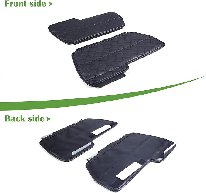 LLKUANG Center Console Armrest Box Cover Pad Compatible with Toyota Tundra 2022-2026 Sequoia 2023-2026 Car Waterproof Leather Seat Armrest Box Cushion Pad Protector (Black)