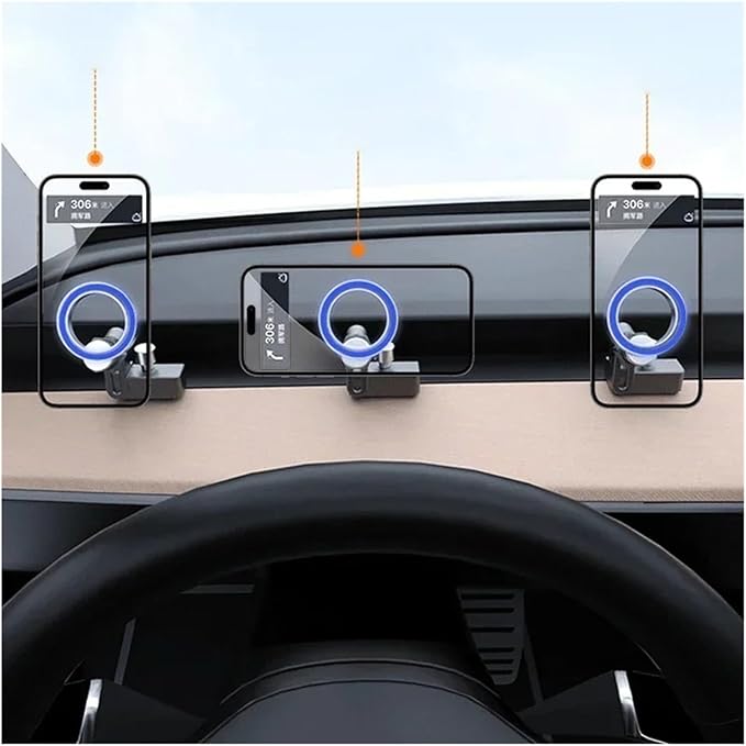 Compatible for Magnetic Car Phone Holde Mobile Cell Support Mount Stand(B)
