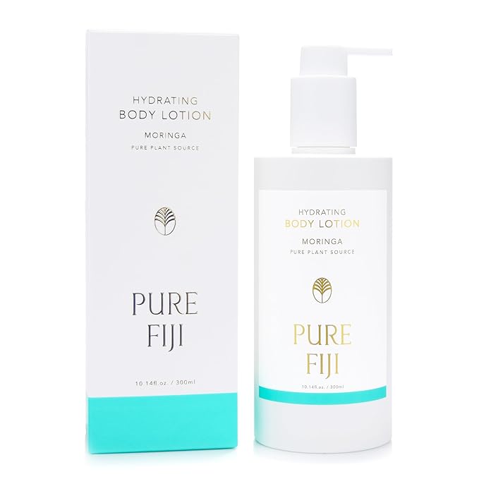 PURE FIJI Hydrating Body Lotion, Moringa (10.14 Fl.Oz /300ml)