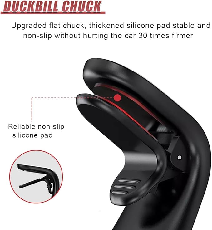 YoRise Magnetic Car Phone Holder, L Type 360° Rotatable Adjustable Car Air Vent Cellphone Mount, No-Hand Clip-On Navigation Bracket, Universal Vehicle Smartphones Stand Accessories (Gold)