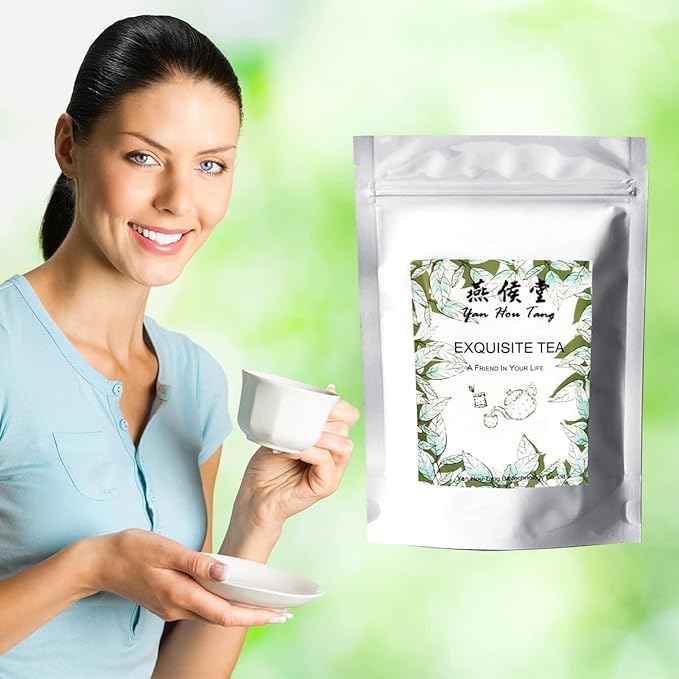 EILIN YHT Red Raspberry Leaf Tea Bags Herbal Tea - Eases Menstrual Cramps Supports Healthy Pregnancy 100 Counts 7.05Oz 200g