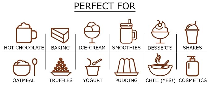 Food to Live Cacao Powder – 6 Pounds, Raw, Unsweetened, Kosher, No Sugar, Vegan Superfood, Keto, Paleo Friendly, Sirtfood, Cocoa Powder for Baking, Smoothies, Hot Chocolate, Confectionery, Coffee