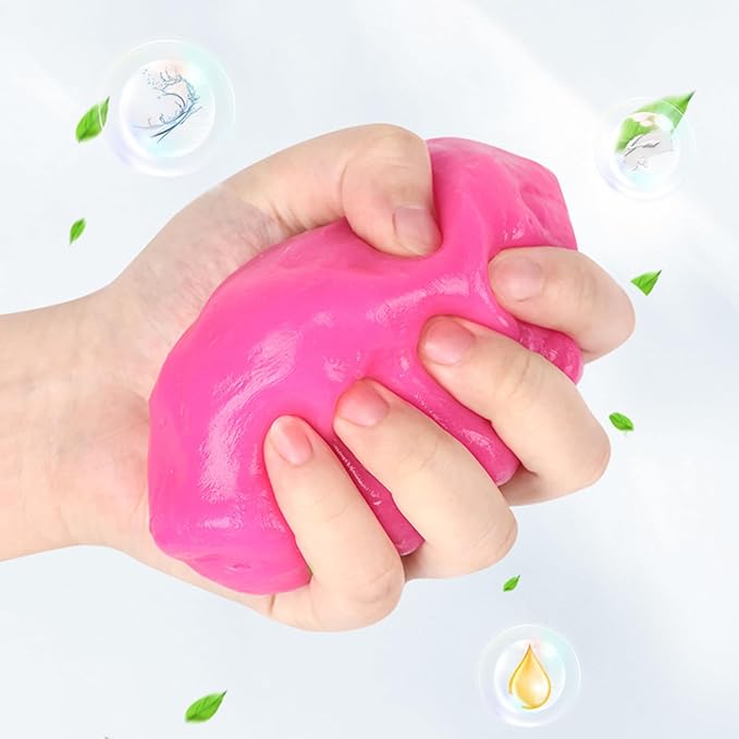 Car Cleaning Gel - Car Cleaning Putty, Dust Cleaning Car Vent Detailing Putty,Reusable Detailing Tool Vehicle Accessories Wipes for Printers Tablet Electronics Cameras