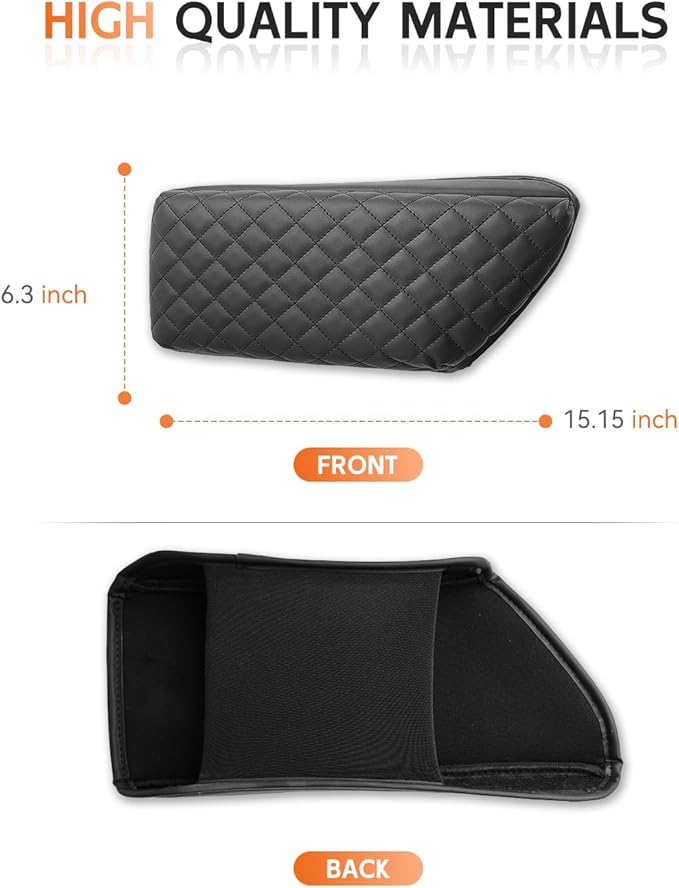 CDEFG for Volkswagen Jetta 2020-2025 2026 Center Console Cover Armrest Box Cover for Jetta (S, Sport, SE, SEL, GLI Autobahn) Accessories Console Arm Rest Protector