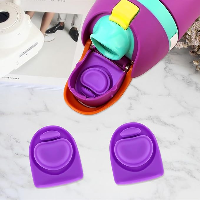 2pcs Replacement Rubber Stopper Seal Compatible with Owala FreeSip 24oz 32oz,Water Bottle Lid Insert Cap Silicone Seal Parts for Owala 16/19/24/32/40oz Spout Gasket Mouthpiece Accessories ZS4