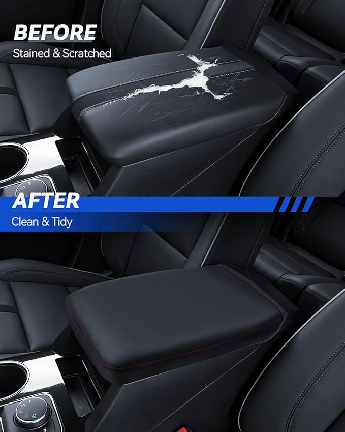 Armrest Cover for Chevrolet Blazer 2019-2025 2026 Accessories Center Console Middle Lid Pad Protector for Car Elbow Rest