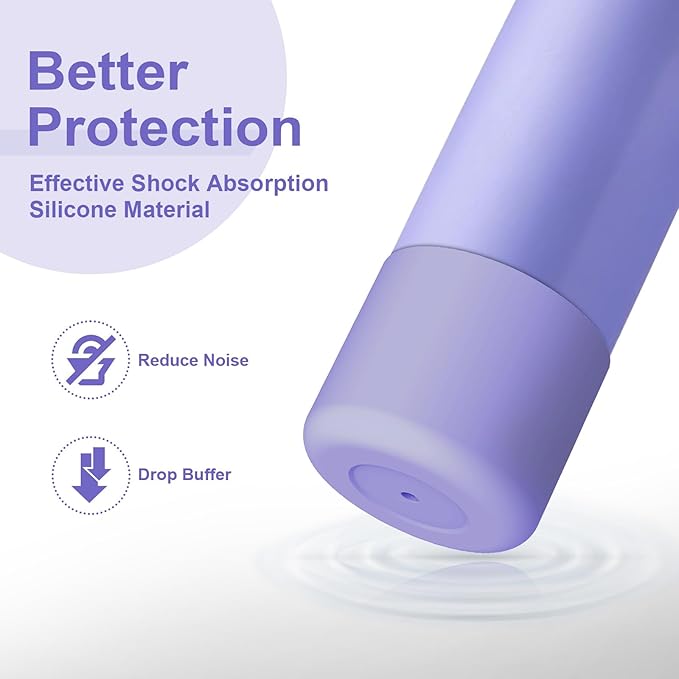 2PCS Silicone Water Bottle Boot for Owala 24oz 32oz 40oz, Anti-Slip Protective Sleeve Bottom Bumper Protector for FreeSip, Twist, and Flip Stainless Steel Water Bottles