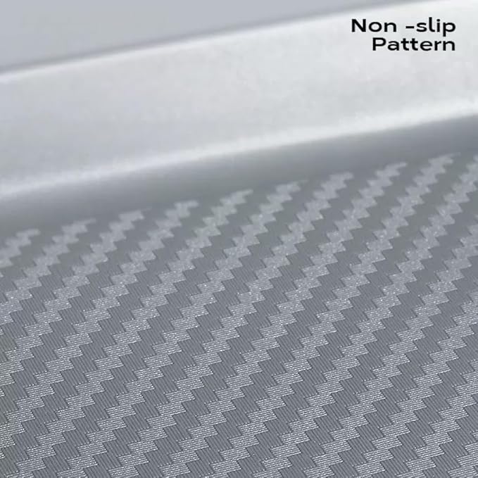 Center Console Wireless Charging Silicone Mat for Tesla Model 3 (Highland) & for 2025-2026 Tesla Model Y Juniper, Ultra-Thin Phone Non-Slip Pad, Tesla Interior Cover Accessories - White