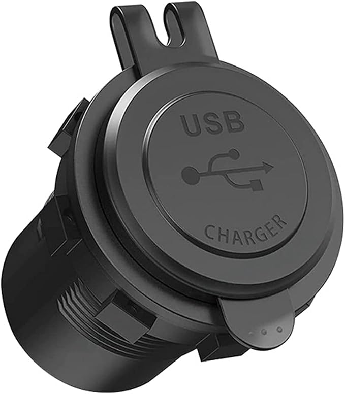 6X 65W PD 12V USB Outlet for Laptop USB C Car Charger Socket Multi Port Outlet Waterproof Adapter for Car Boat Truck