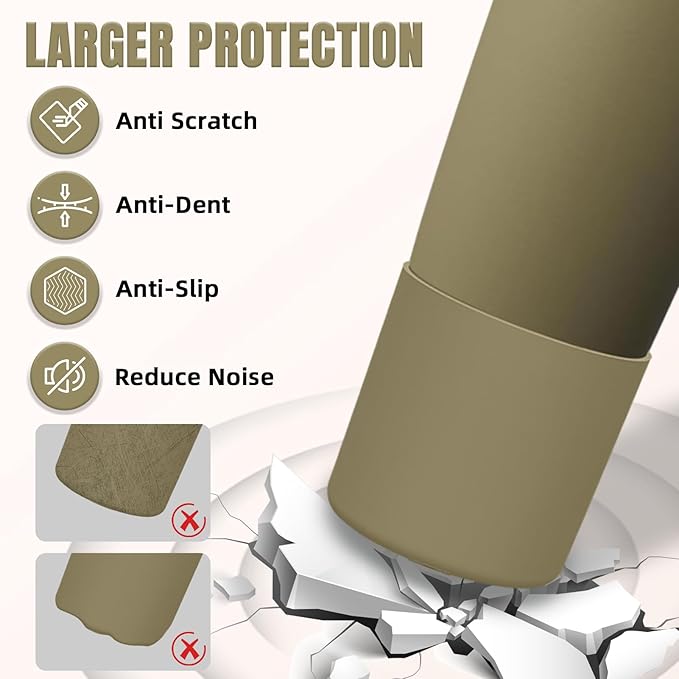 Silicone Higher Boot Compatible with Owala 30oz & 40oz FreeSip Sway Bottles & Tumblers, Large Protection Anti-slip Bottom Cover Sleeve for Freesip Sway Tumbler and Bottle