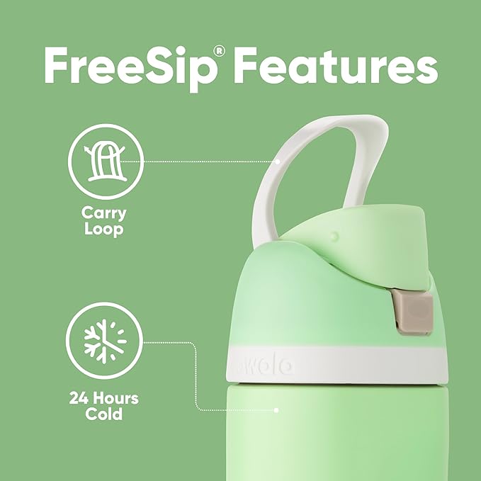 Owala Star Wars FreeSip Insulated Stainless Steel Water Bottle with Straw for Sports and Travel & FreeSip Insulated Stainless Steel Water Bottle with Straw for Sports and Travel, BPA-Free