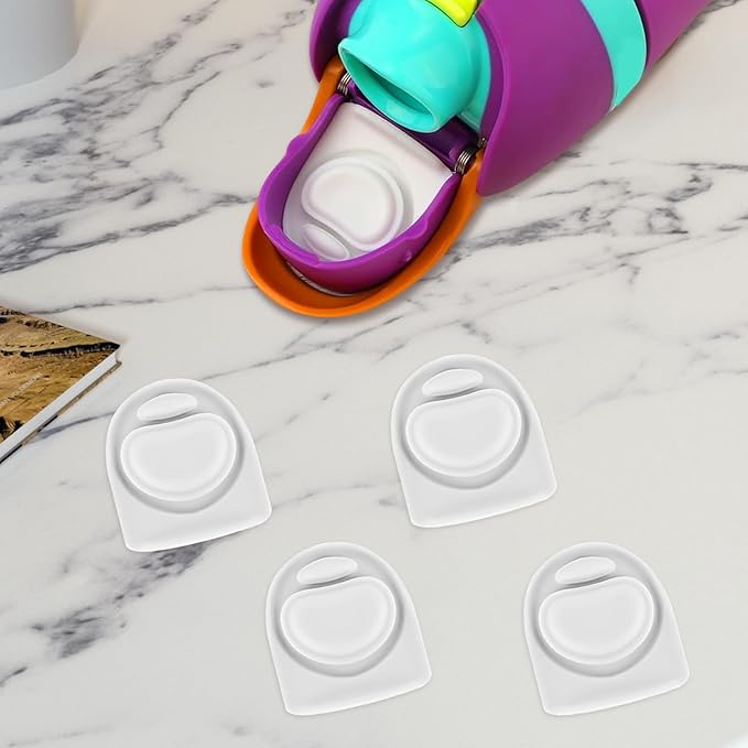 4pcs Replacement Stopper Seal Compatible with Owala FreeSip 24oz 32oz,Water Bottle Lid Insert Cap Silicone Seal Parts for Owala 16/19/24/32/40oz Spout Gasket Mouth piece Accessories F2
