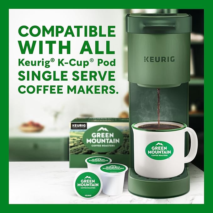Green Mountain Coffee Dark Magic Decaf, Keurig Single Serve K-Cup Pods, Dark Roast Coffee, 60 Count, (6 Packs of 10)