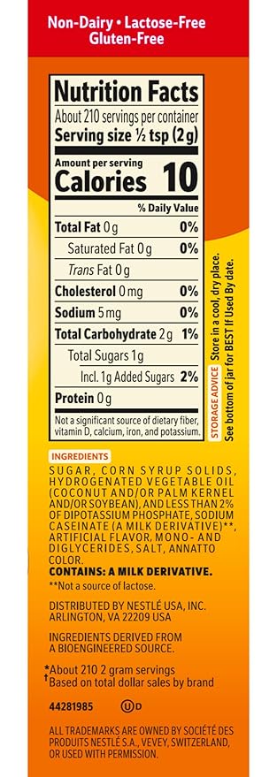 Coffee mate French Vanilla, Hazelnut Powdered Creamer Variety, 15 oz (Pack of 2)