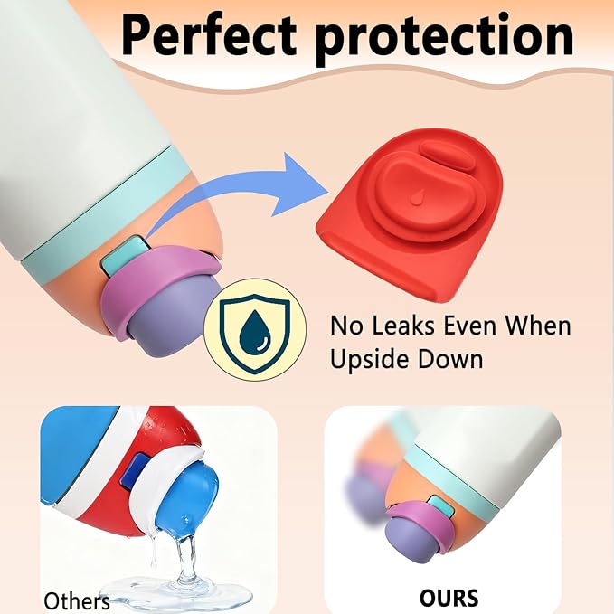 4PCS Replacement Silicone Rubber Seal for Owala FreeSip, Gasket Stopper Compatible with Owala Water Bottle Lid Parts 16/19/24/32/40oz, Leakproof, BPA-Free, Gasket Only
