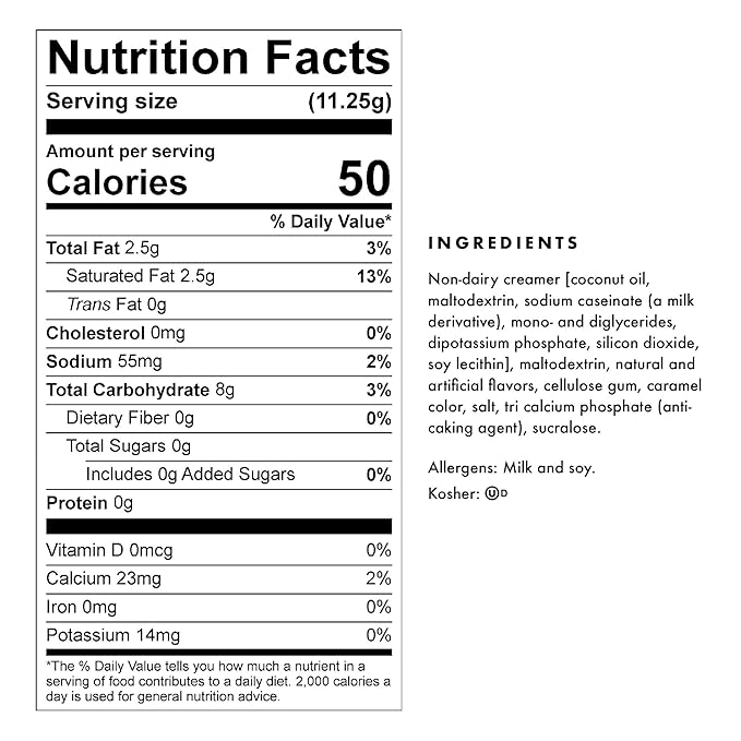 Gosh That’s Good! Creamy Caramel Flavor – 2 lb – Low-Calorie, Lactose-Free