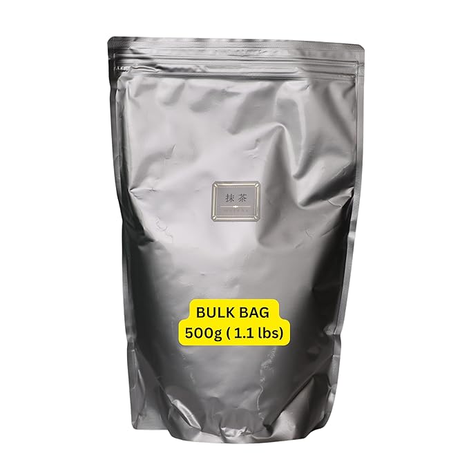 Satoen Authentic Japanese Ceremonial Grade Matcha Powder -100% Spring Premium First Harvest - Crafted for Matcha Straight Tea (500g/1.1lb)