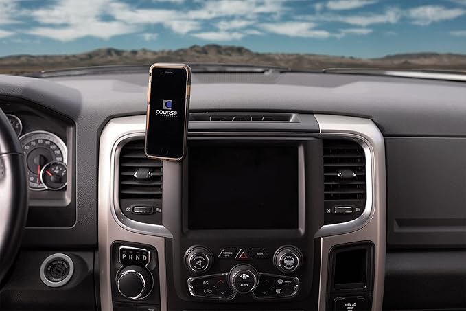 Course Motorsports Direct Fit Phone Mount - Dodge Ram (Classic Body) Compatible with All Phones - 1500/2500/3500/4500/5500 (2013-2018) - Magsafe Compatible Magnetic