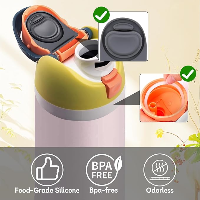 3 Sets Replacement Seal Gasket Stoppers for Owala Freesip Cap Mouth,Silicone O Sealing Ring Parts Water Bottle Top Lid Accessories for Owala Freesip 16/19/24/32/40oz 3p1-a06