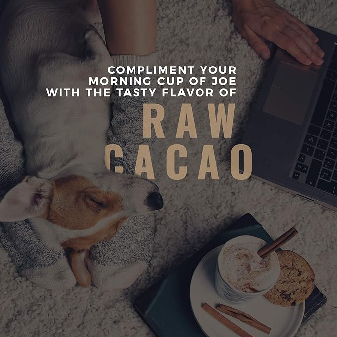 Cacao Powder Organic - 1 Pound - Unsweetened Premium Grade Superfood (Raw) - USDA & Vegan Certified - Perfect for Keto, Breakfast, Hot Chocolate, Baking & Ice Cream. (Cacao Powder (1 LB))