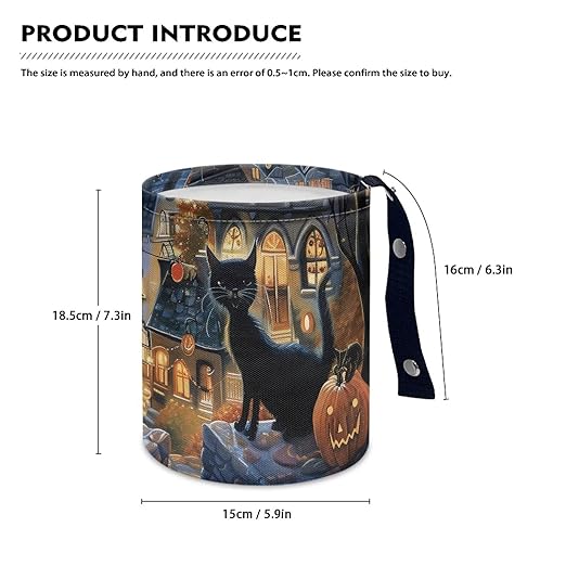 Castle Cat Vehicle Trash Can Mini Car Trash Bin Car Organizer for Back Seat, Floor, or Hanging Headrest Car Decor Road Trip Essentials