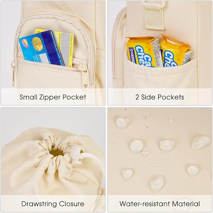 sportsnew Water Bottle Holder with Strap 32oz 40oz Insulated Water Bottle Carrier Sling Bag with Phone Pocket Crossbody