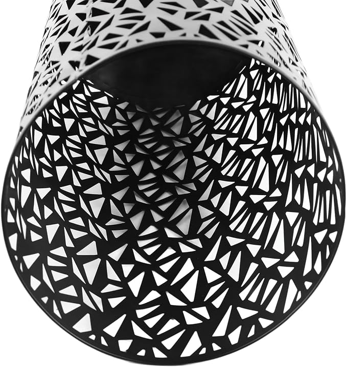 Umbrella Stand Rack for Entryway Metal Hollowed Freestanding Round Umbrella Holder Organizer Bin for Home Hotel Office Decor (Small)