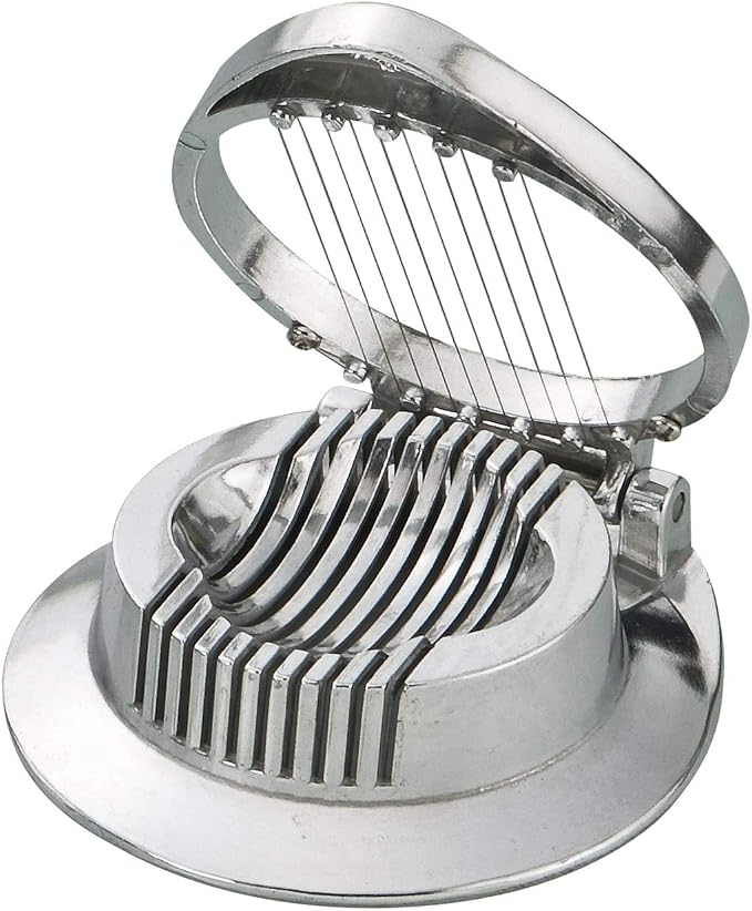 HIC Kitchen Classic Non-Stick Egg Slicer, 18/8 Stainless Steel Wires