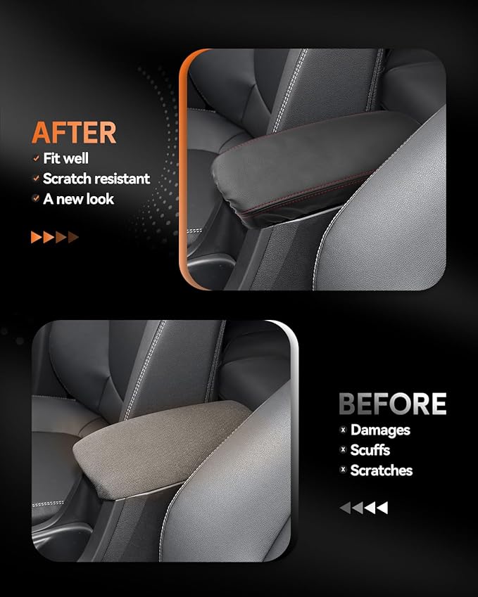 CDEFG for Toyota Corolla 2020-2025 2026 Center Console Cover Armrest Box Cover for Corolla Accessories Arm Rest Protector SUV Edition Sedan Universal