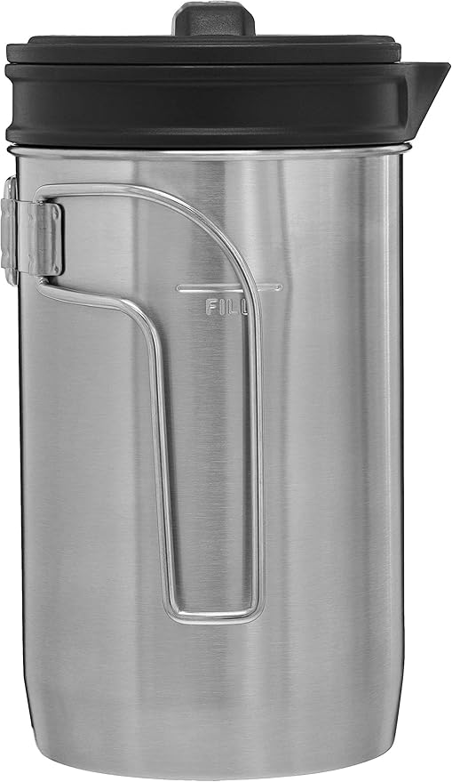 STANLEY All In One French Press Coffee Maker 32 oz | 5 Minute Brew, 4 Hours Hot | Mesh Filter for Coffee Grounds | Insulated Stainless Steel French Press | BPA-Free | Stainless