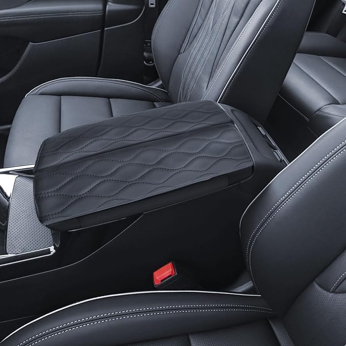 Armrest Cover for Buick Envision 2021-2025 2026 Accessories Center Console Middle Lid Pad Protector for Car Elbow Rest-Thickened