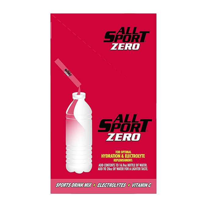 All Sport Powder Hydration Sticks, Zero Calorie, Performance Electrolyte Drink Mix, Sugar Free, Fruit Punch, 50 Ct box