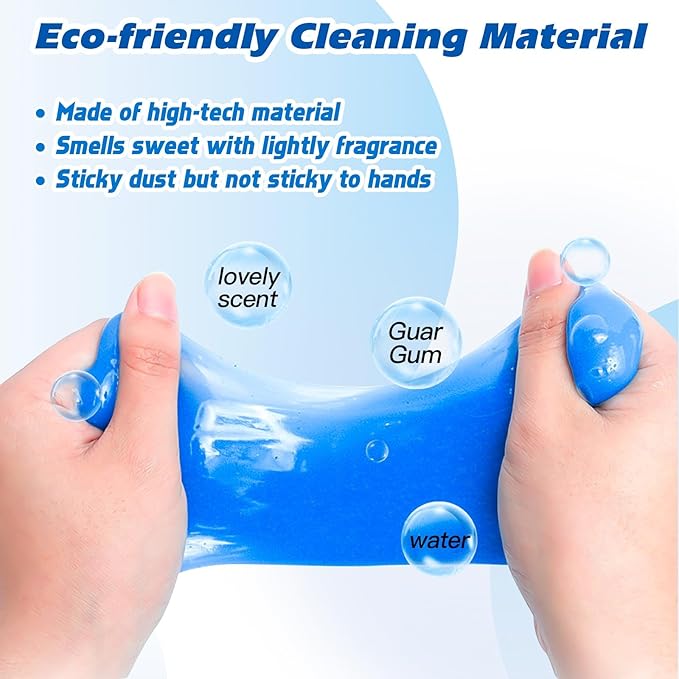 x xotic tech Car Cleaning Gel for Car Detailing Putty Interior Cleaner Slime Auto Detail Tools Supplies Accessories Valentines Day Gifts for Him Her Men Women Stocking Stuffers Blue