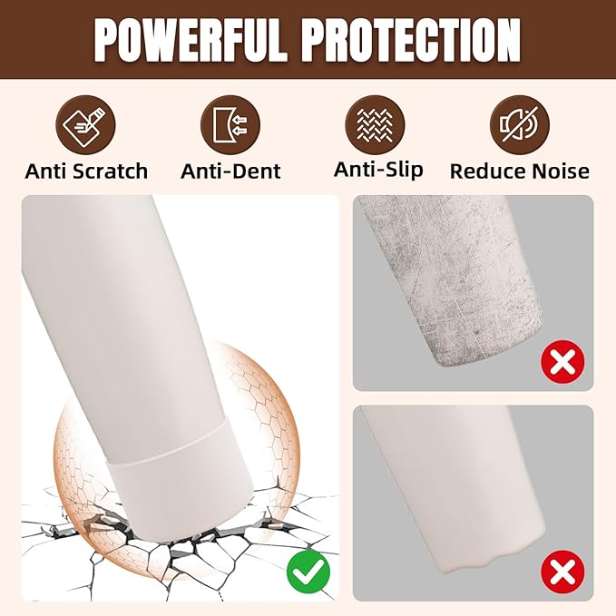 2PCS Silicone Boot Compatible with Owala 30oz & 40oz FreeSip Sway Bottles & Tumblers, Protective Anti-Slip Bottom Cover Sleeve for Freesip Sway Tumbler