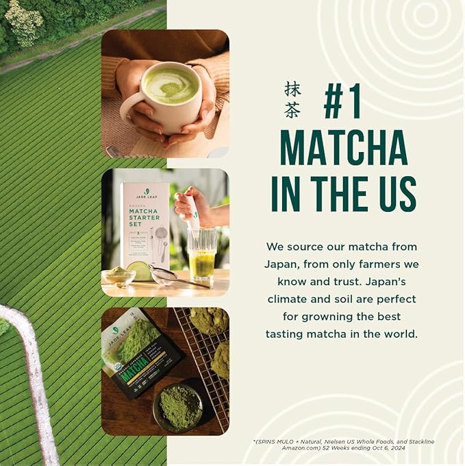 Jade Leaf Matcha Organic Japanese Hojicha Powder, Roasted Matcha Green Tea Powder - Teahouse Edition - Authentic Japanese Origin (1.76 Ounce Pouch)