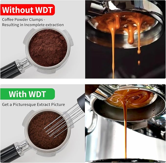 Upgraded WDT Tool with Strong Magnetic for Breville Barista Espresso Coffee Maker, Espresso Distribution Tool Espresso Accessories for Ninja Luxe Cafe Accessories