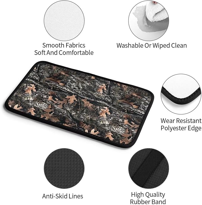 Camouflage Car Center Console Armrest Cover Seat Box Lid Covers Protective Pad Cushion Brown and Gray Army Camo Arm Rest Lid Pads SUV Sedans Vans Truck Accessories