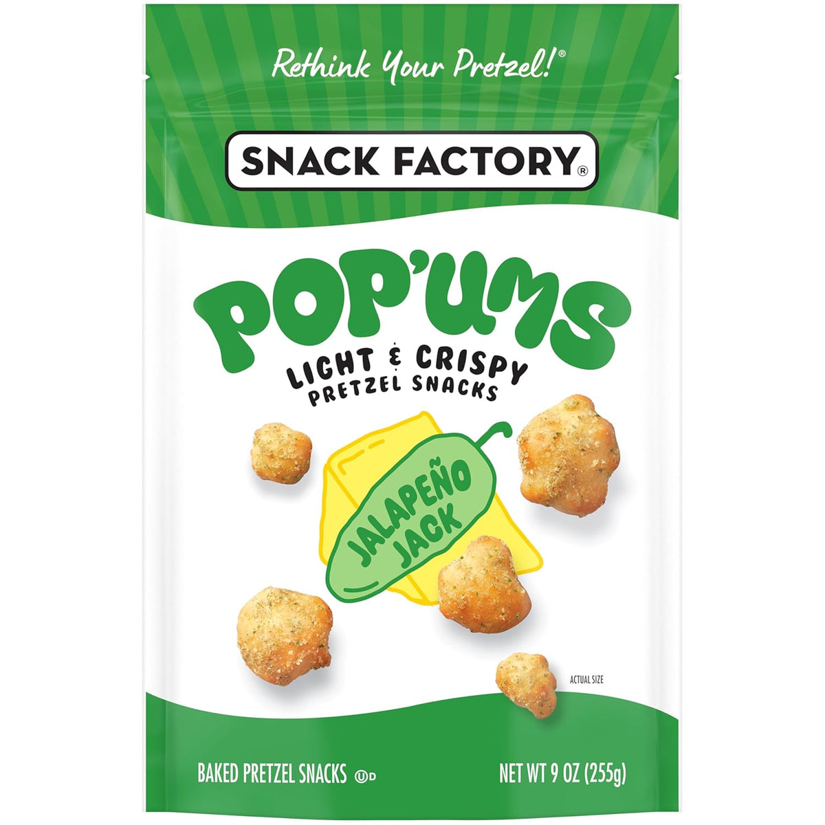 Snack Factory Pop'ums Sea Salt Pretzel Snacks, 9 Oz Bag