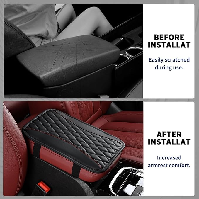Auto Center Console Pad for Ford Expedition 1(1997-2002) Accessories Car Armrest Cushion Protects Your armrest and Feels Comfortable on Your Elbows and arms
