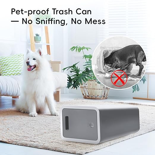 Lysam Small Trash Can, 3 Pack 4 Gallons Bathroom Garbage Can with Lid Press-Top, Small Waste Basket with Trash Bags, Slim Plastic Garbage Bin for Dorm, Office, Bedroom, Kitchen, Living Room (Multi)