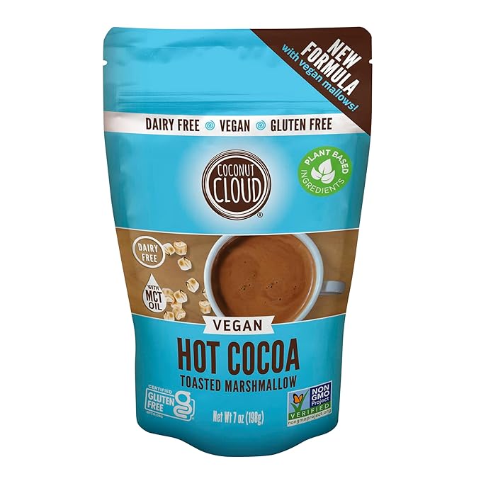 Coconut Cloud: Vegan, Natural, Delicious, Creamy Chocolate | Made in Colorado from Premium Milk Powder (Non-GMO, Gluten Free), Toasted Marshmallow Cocoa, 7 oz